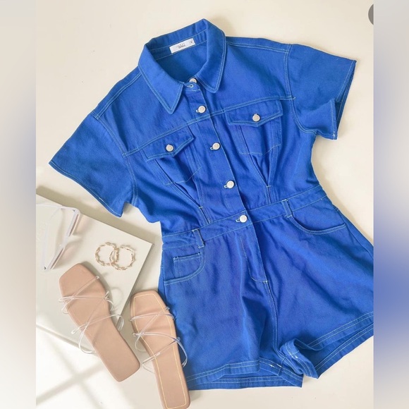 Denim romper from Shop Talulah - Picture 1 of 2